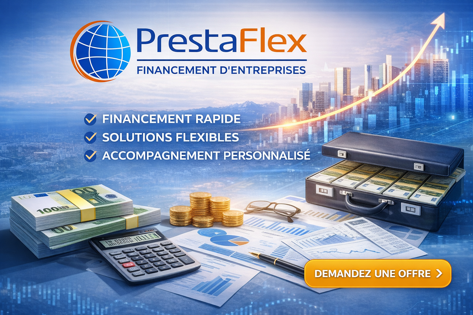 Financement entreprise avec PrestaFlex