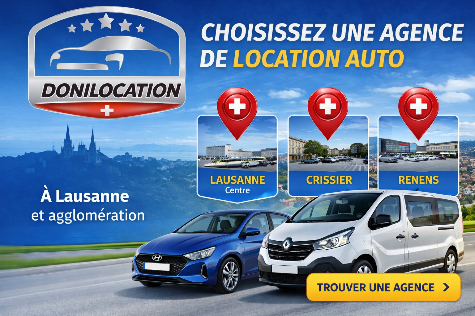 Choix agence location auto